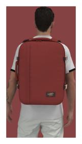 CabinZero Classic 44L Sangria red batoh
