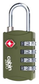 CabinZero TSA Travel Lock Georgian Khaki
