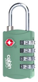 CabinZero TSA Travel Lock Sage Forest