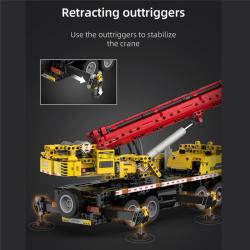 CaDA RC stavebnice Cada jeřáb 1831 dílů žlutá