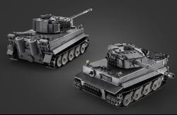 CaDA RC stavebnice RC Tank German Tiger 925 dílků