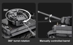 CaDA RC stavebnice RC Tank German Tiger 925 dílků