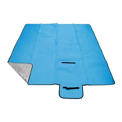 CALTER Pikniková deka Stady 170x150 cm alu fólie modrá