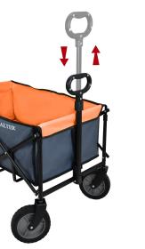 Calter Přepravní skládací vozík oranžový