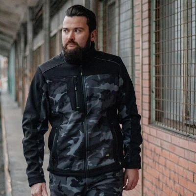 Bennon CAMOS Jacket black/grey