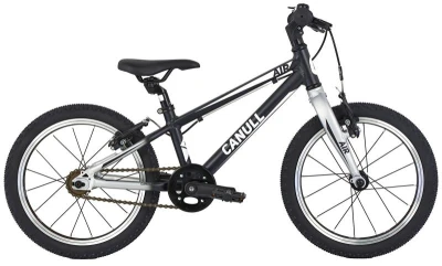 Canull 16 Air černá/stříbrná dětské kolo + reflexní sada