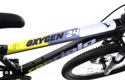 Capriolo Horské jízdní kolo OXYGEN 24[34] ČERNO-ŽLUTÉ 2025