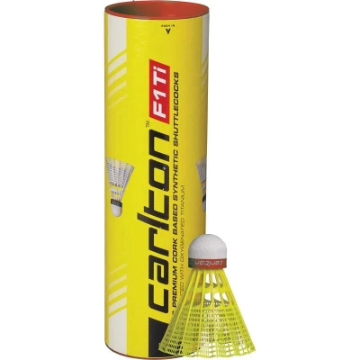 Carlton F1 Ti Yellow (rychlý/červený) badmintonové míče Carlton F1 Ti Yellow (rychlý/červený) badmintonové míče