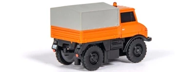 Carson RC auto MB Unimog U406 1:87 oranžová