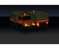 Carson RC auto MB Unimog U406 1:87 oranžová