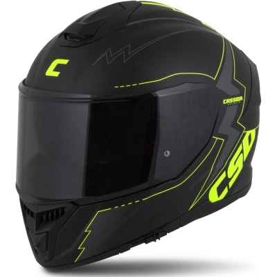 CASSIDA Integral GT 2.1 Flash černo-fluo žluto-šedá integrální přilba na motorku