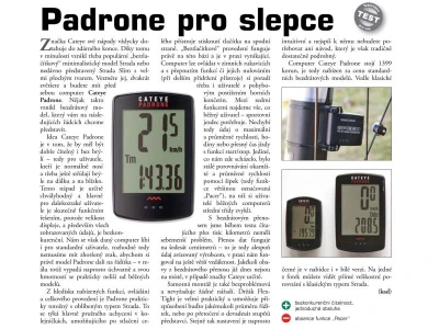 CATEYE Cyklopočítač CAT Padrone (PA100W) (černá)