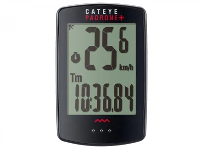 CATEYE Cyklopočítač CAT Padrone + (PA110W) (černá)