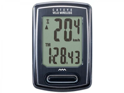 CATEYE Cyklopočítač CAT Velo Wireless (VT230W) (černá)