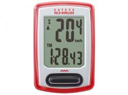 CATEYE Cyklopočítač CAT Velo Wireless (VT230W) (červená)