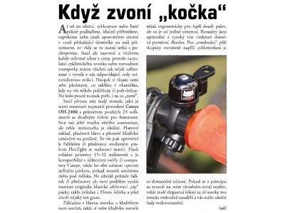 CATEYE Zvonek CAT OH-2400 (černá)