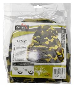 Cattara Čepice ARMY s LED svítilnou USB nabíjení