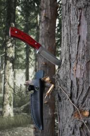 Cattara Dýka TRAPPER 21cm s koženým pouzdrem