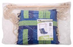 Cattara Houpací síť k sezení 95x50cm modro-zelená (VÝPRODEJ)