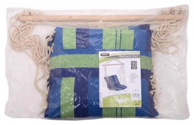 Cattara Houpací síť k sezení 95x50cm modro-zelená (VÝPRODEJ)