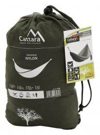Cattara Houpací síť NYLON 275x137cm zeleno-hnědá