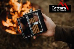 Cattara Lahev placatka 175ml s pouzdrem na doutníky