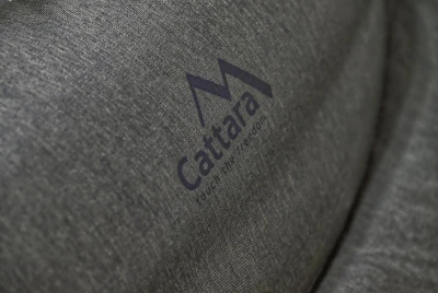 Cattara Lehátko kempingové skládací EASY šedozelené