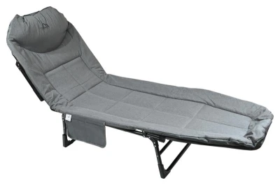 Cattara Lehátko kempingové skládací SOFA šedé polohovací