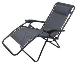 Lehátko/křeslo ALICANTE šedé