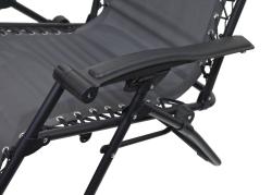 Lehátko/křeslo ALICANTE šedé