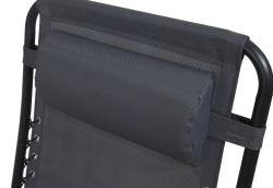 Lehátko/křeslo ALICANTE šedé