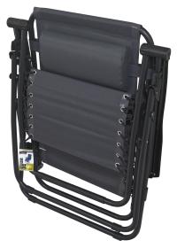 Lehátko/křeslo ALICANTE šedé