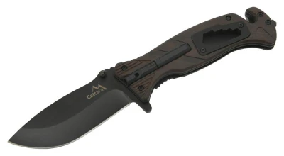 Cattara Nůž zavírací BLACK BLADE s pojistkou 21,7cm