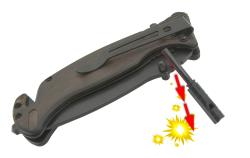 Cattara Nůž zavírací BLACK BLADE s pojistkou 21,7cm