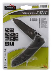 Cattara Nůž zavírací TITAN s pojistkou 22cm
