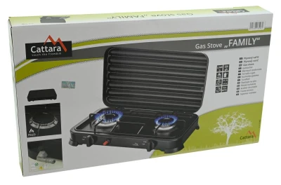 Cattara Plynový vařič Traveler FAMILY DUO