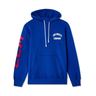 CCM Mikina Athleisure Fleece Hoodie YTH POUZE modrá, Dětská, XL (VÝPRODEJ)