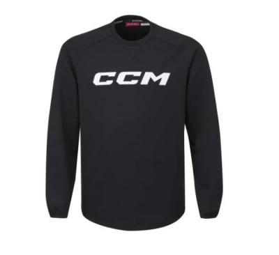 CCM Mikina Locker Room Fleece Crew JR