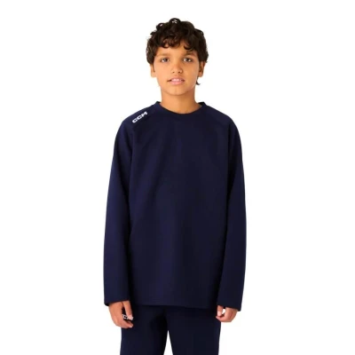 CCM Mikina Team Locker Room Crew Neck YTH