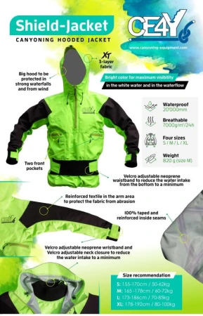 CE4Y Shield Jacket vodácká bunda