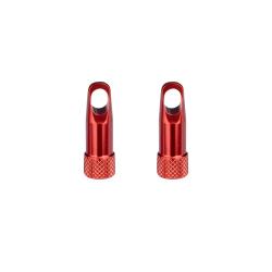 Čepičky galuskového ventilku s klíčem,hliník,červn