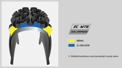 Chaoyang plášť Victory 26x2,10 60tpi (2C-MTB) Shark Skin