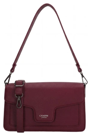 Charm London Monaco W01440 Bordeaux red kabelka