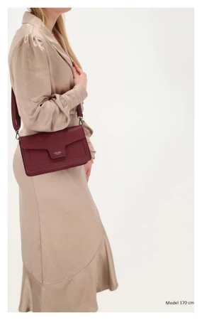 Charm London Monaco W01440 Bordeaux red kabelka