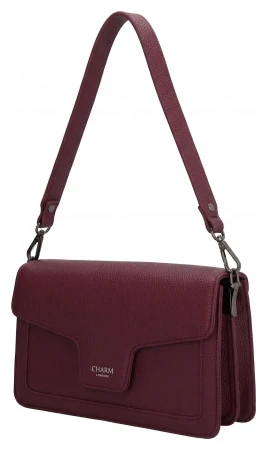 Charm London Monaco W01440 Bordeaux red kabelka