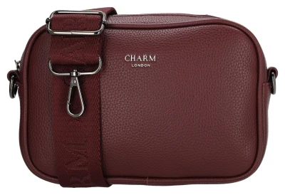 Charm London Mulberry Street W01597 bordó crossbody kabelka