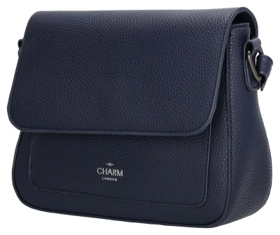 Charm London New York 22381 tmavě modrá kabelka přes rameno