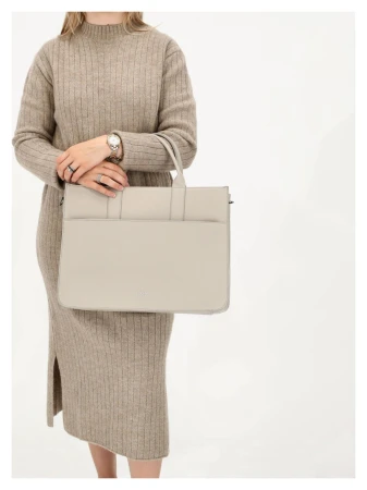 Charm London Princeton W00383 světle šedá taška na notebook
