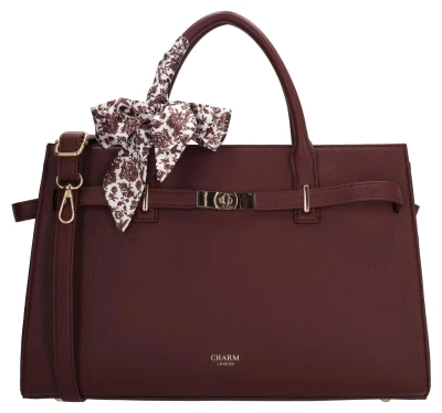 Charm London The Hamptons W01592 bordó dámská kabelka