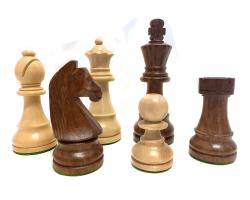 Chopra Šachy Staunton Senator hnědé se skládací šachovnicí